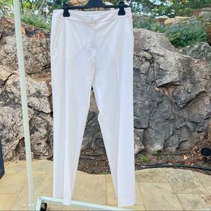 Max Mara White pant size 12 US Italian 42